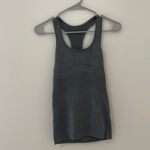 Dark Grey Lululemon Razorback Tank Top